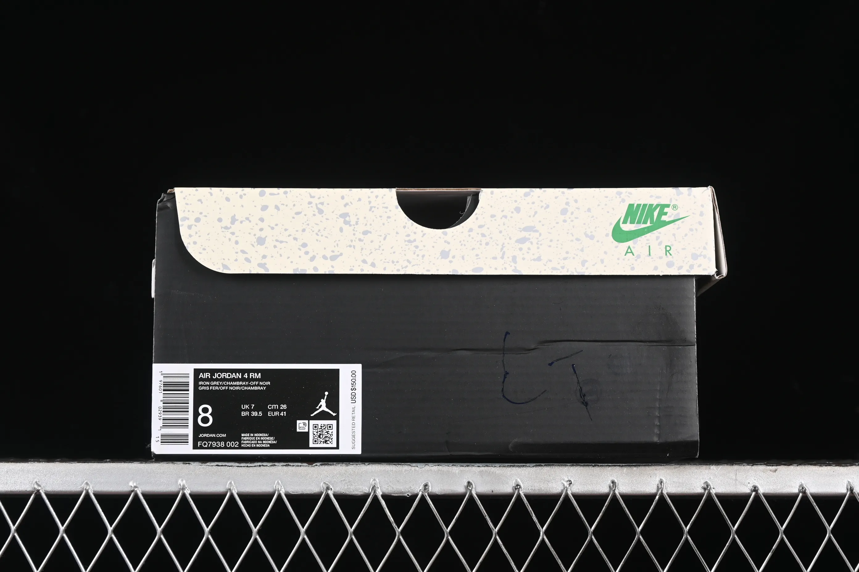 All categories Air Jordan Jordan series basketball shoes Air Jordan 4 Air Jordan 4 "Remastered" AJ4 Joe 4 black gray FQ7938-002
